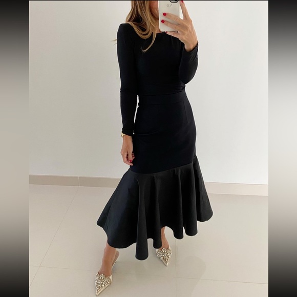 Vita Grace Sienna Cocktail Contrast Fit n Flare Skirt Alabaster Size 12 - Picture 13 of 13